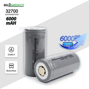 Grosir Pabrik 3.2V 6AH Lifepo4 baterai silinder sel baterai 32700 sel baterai Lifepo4 3.2v 6000mah untuk skuter