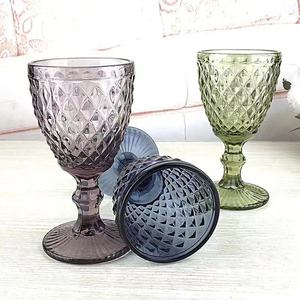 Vintage Vert Bleu Gris Violet-Rose Fête De Mariage Gobelet Verre Coloré <span class=keywords><strong>Verres</strong></span> <span class=keywords><strong>à</strong></span> <span class=keywords><strong>Vin</strong></span> pour Champagne Eau ou <span class=keywords><strong>Vin</strong></span> Rouge - Product Image 3