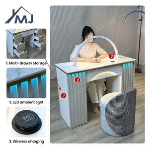 Table <span class=keywords><strong>de</strong></span> manucure moderne pour salon <span class=keywords><strong>de</strong></span> beauté avec collecteur <span class=keywords><strong>de</strong></span> poussière - Product Image 4