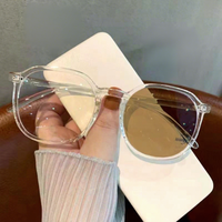 Lunettes de vue photochromiques rétro transparentes unisexes, montures de lunettes de créateur de luxe pour hommes et femmes