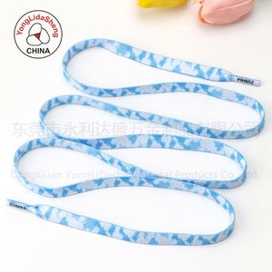 Custom Printed Shoe <b>Laces</b> Polyester Design Flat <b>Lace</b> Fancy Shoelace Hoodie Strings - Product Image 2