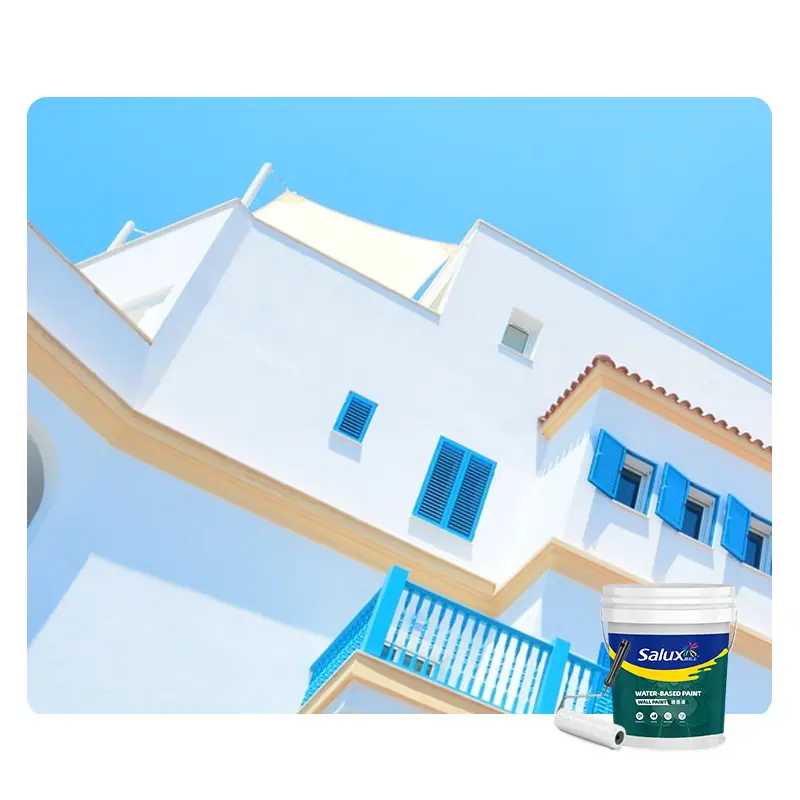 Nhà bên ngoài Acrylic PVA sơn bên ngoài Bán Bóng trắng sơn nội thất và ngoại thất vữa tường nhũ tương sơn