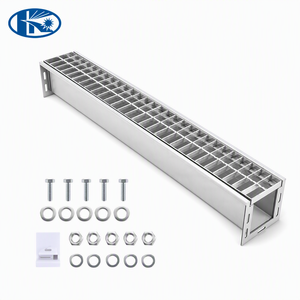 Grille de drainage linéaire extérieure en acier inoxydable avec protection de talon et couvercle en acier inoxydable – <span class=keywords><strong>Prix</strong></span> - Product Image 2