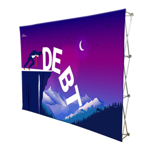 عرض تجاري قابل للطي من الألومنيوم 3*4 أقدام يطفو على السطح عرض الحائط - Product Image 6