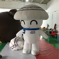 Personnalisation de dessins animés publicitaires gonflables, costume de mascotte gonflable personnalisé