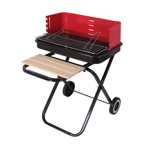 Ke Yong Portable Folding <b>BBQ</b> Grill <b>Large</b> Size Thickened Charcoal Grill Adjustable Windproof Rack Folding Cart 3-5 People - Product Image 2
