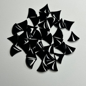 Forma de abanico Piedras preciosas cortadas Nácar natural Malaquita <span class=keywords><strong>Turquesa</strong></span> Ágata Ónix - Product Image 5