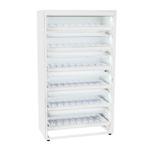 ตู้โชว์บุหรี่ไฟฟ้าแบบไร้ควัน APEX Smoke Shop พร้อมไฟ LED ระบบป้อนบุหรี่แบบกด และประตูบานเลื่อน - Product Image 1