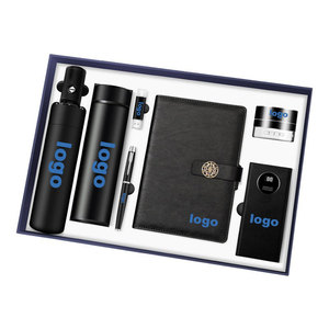 Ceremonia de apertura de alta calidad <span class=keywords><strong>Seguro</strong></span> bancario promocional corporativo 7 en 1 Juegos de regalo de lujo para empleados - Product Image 1