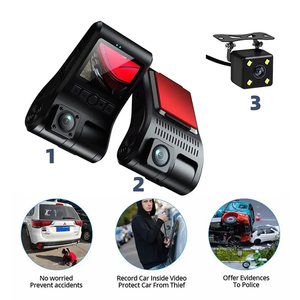 Vendita calda <span class=keywords><strong>3</strong></span> canali Dashcam <span class=keywords><strong>3</strong></span> modi per auto videoregistratore strada telecamera Dashcam per il veicolo - Product Image 5