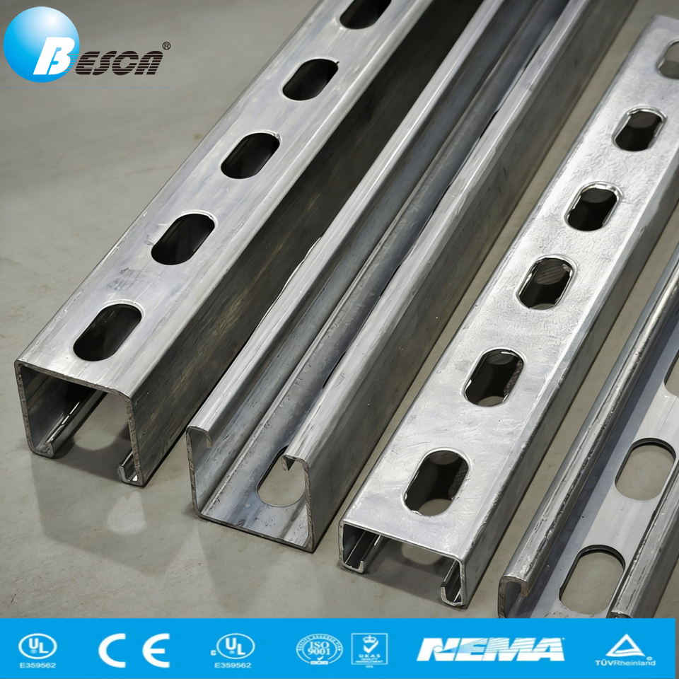 Cable Tray C Channel Stainless Steel Profile Power Uni-strut Type C ...