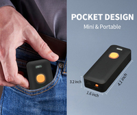 Mini escáner portátil de fábrica, lector de código QR 1D 2D, fácil de usar, Bluetooth 2,4G, inalámbrico para logística de almacén