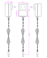 Adaptador de Corriente CA/CC CE UCKA KR KCC KC US EU UK AU, 100-240V a 5V 9V 15V 18V 24V 36V 0.5A 12V 1A, Adaptador de Corriente para Router Tp-Link