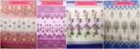 Prix usine fleur motif maille 100% Polyester porte coulissante moustiquaire Pliss maille Polyester pliant porte insecte