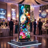 Écran d'affichage LED pliable intérieur HD P2.5 de haute qualité, meilleur prix pour une enseigne publicitaire numérique LED