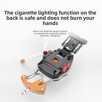 Mini lampe torche porte-clés multifonction en ABS, best-seller, étanche IP44, rechargeable, haute luminosité, ultra-légère pour le camping