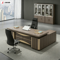 Scrivania Direzionale a L JIUSHUN per CEO, Manager, Uso Ufficio, Tavolo da Lavoro Durevole e Lussuoso Personalizzabile