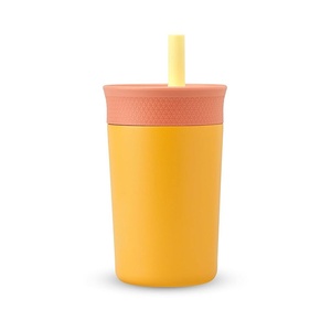 Offre Spéciale – Gobelet Isotherme pour Enfants 12oz, Mini Tasse en Acier Inoxydable 304 avec Paille en Silicone, Nouveau Style, pour Café et Jus - Product Image 6