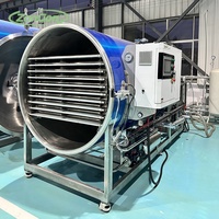 Zongon Meat Fish Meat 200kg Vegetable Fruit Milk Dairy Pet Food Meat Vial Lyophilizer Freeze Dryer Drying Machine