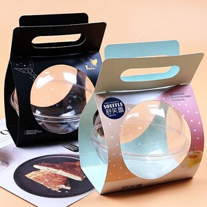 Ball-shape PET box for doughnuts packaging