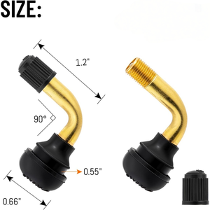 <span class=keywords><strong>Valve</strong></span> en laiton <span class=keywords><strong>à</strong></span> 90 degrés PVR60 PVR70 avec base en caoutchouc <span class=keywords><strong>à</strong></span> clipser pour VTT, scooter, moto - Product Image 6