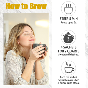 Thé minceur naturel aux marques privées avec mélange d'herbes cannelle et pissenlit – Stimule le métabolisme et l'énergie – Thé pour la perte de poids - Product Image 5