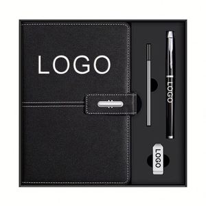 Personalized Customized Notebook A5 with Pen Promotional Business Gifts Hardcover Gift Box Set - Product Image 1