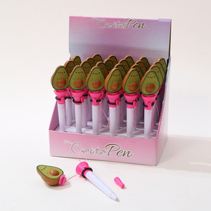 Bolígrafo de juguete promocional con logotipo personalizado, bolígrafo de fruta, <span class=keywords><strong>aguacate</strong></span>, divertido, interesante, bonito bolígrafo Kawaii para papelería - Product Image 5
