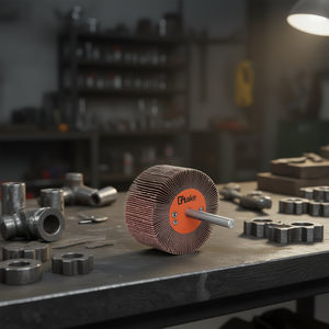 Ttake Abrasive Flap <b>Wheel</b> 25x20 Mm 60 Grit 6 Mm Shaft For Metal <b>Grinding</b> - Product Image 3