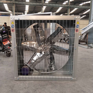 Ventilateur d'extraction industriel en acier inoxydable et aluminium à 6 pales de 1000 mm, conçu pour l'extraction d'air à haut volume et l'évacuation rapide de l'air - Product Image 1