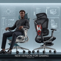 Chaise de Direction Ergonomique Premium pour Gaming, Inclinable et Confortable, Chaise de Bureau Pivotante en Maille pour Ordinateur et Travail