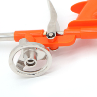Pistolet à mousse PU manuel IPIEN 10:1, corps en aluminium nickelé, pistolet de calfeutrage à pulvérisation de polyuréthane pour usage domestique et industriel