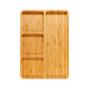 Bandeja de madera maciza estilo japonés, divisor rectangular de madera de haya, plato de madera, plato para postres, plato para sushi, plato para pan, de madera - Product Image 5