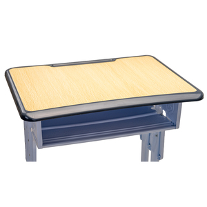 Hoogte Verstelbare Aangepaste Mdf Melamine Board Desktop Middelbare School <span class=keywords><strong>Student</strong></span> Bureau En Stoel Set Leverancier Fabriek - Product Image 5