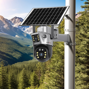 LS tầm nhìn 4G V380 Pro ngoài trời ống kính kép CCTV Camera 2MP ai theo dõi tầm nhìn ban đêm Wi-Fi SD thẻ mới đa góc Hệ thống an ninh - Product Image 1