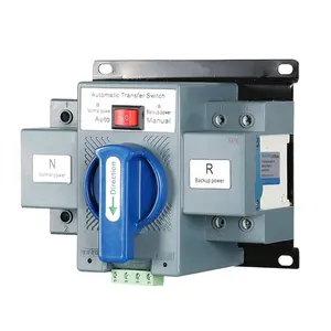 Interruptor de transferência automático interruptor de transferência automática Q2-63A 63A 4P 200A 500A Gerador ATS Controlador Daul Power Changeover Au