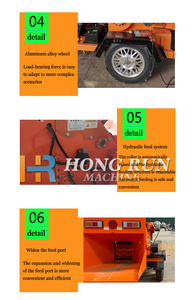 Broyeur de branches d'arbres à moteur diesel, broyeur mobile de feuilles sèches, broyeur de <span class=keywords><strong>bambou</strong></span>, broyeur de maïs, petit broyeur d'arbres, broyeur d'herbe de blé - Product Image 3