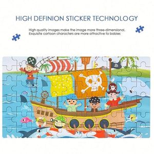60PCS Custom Wooden Jigsaw <b>Box</b> Set with Cartoon Animal Educational <b>Puzzle</b> Toy-Eco-friendly Gift for Ages 2-13 - Product Image 4