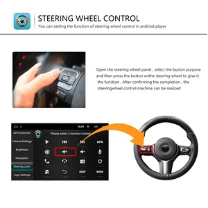 Reakosoudn 2DIN 8 ''đài phát thanh xe Android cho VW/Volkswagen/Golf/Polo/Passat/B7/B6/ghế/Leon/Skoda GPS Stereo đa phương tiện Máy nghe nhạc - Product Image 5