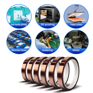 Bande adhésive de <span class=keywords><strong>film</strong></span> de polyimide de Silicone antistatique masquage de bande de <span class=keywords><strong>Goldfinger</strong></span> pour l'application électrique d'impression 3D de soudure de carte PCB - Product Image 6