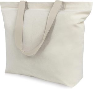 Custom Eco-friendly Large <b>Canvas</b> Handbag New Style Medium Cotton Tote with Pocket Button Reusable <b>Plain</b> Shopping <b>Bag</b> - Product Image 2