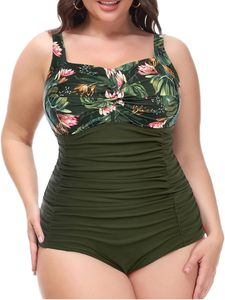 Combinaison de plongée intégrale à capuche pour homme, motif floral, protection UV, pour la pêche sous-marine et la natation anti-méduse W048 - Product Image 1
