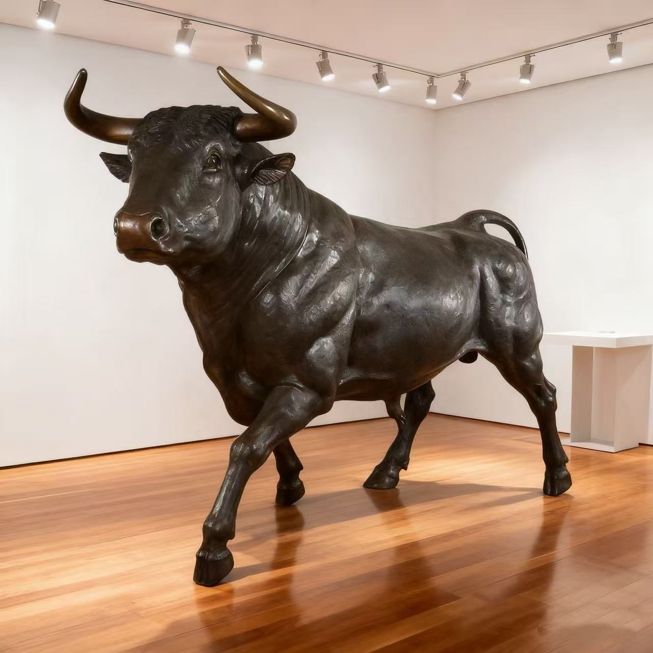 Large-Life-Size-Bronze-Bull-