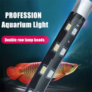Zaohetian AC110-220v IP67 Rode Draak Aquarium Lamp Led Aquarium Licht Wrgb Uv Aquarium Verlichting