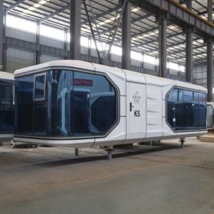 Casas Contenedor de Acero Modernas e Impermeables, Tipo Cápsula Apple de Lujo, Entrega Rápida en 30 Días, Directo de Fábrica, para Hoteles <span class=keywords><strong>Boutique</strong></span> - Product Image 2