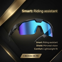 Lunettes de cyclisme intelligentes Q01 avec assistant vocal IA, enregistrement 4K, lunettes sans fil pour le cyclisme en extérieur
