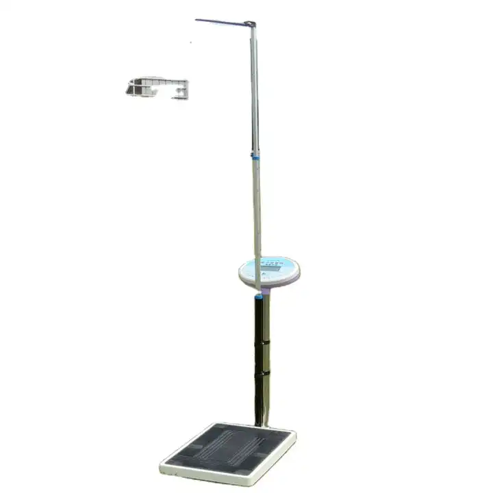Weight Machine with Height Measuring Stand