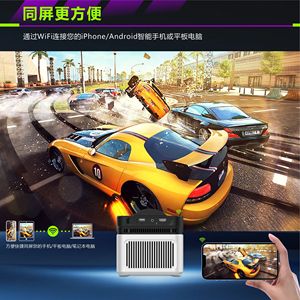 Proyector HY450 2024 Android para Cine, Negocios y Hogar, Portátil para Exteriores con 2G de RAM, HY-450 HY450 Android 11, Wifi6 Dual - Product Image 5