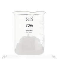SLES 70% (صوديوم لوريل إيثر سلفات) معبأ في براميل، AES70، مادة خام للمنظفات، مسحوق غسيل سائل للتصدير