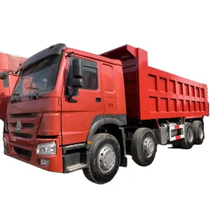 סינוטרוק הובו אחורי טיפר משאיות המחיר הטוב ביותר בשימוש 8*4 12 צמיגים אירו 3 380hp משאיות פגוש באפריקה